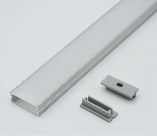 Профіль LEDTech LT-124-2 алюмінієвий накладний 10х30мм комплект